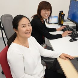本日の活動をPCで報告！